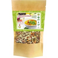 Суп гороховый с пряными овощами и мясом